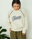 【SALE/70%OFF】FREAK'S STORE スポーツ サテンワッペンスウェット 24SS フリークスストア トップス スウェット・トレーナー ネイビー...