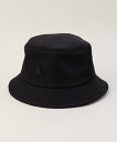 COMME CA MEN 【COMME CA MEN】ロゴワッペン バケットハット コムサメン 帽子 その他の帽子 ブラック【送料無料】