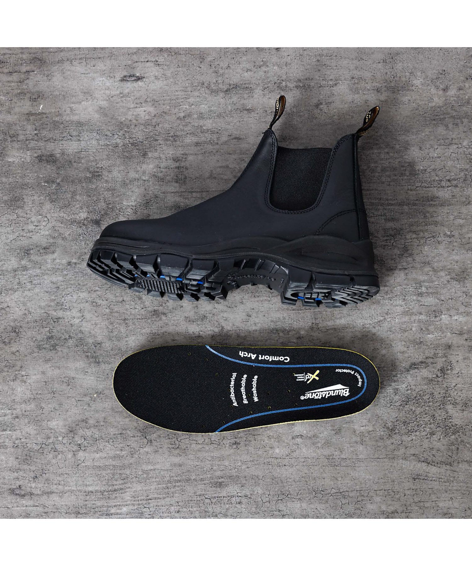 ABAHOUSE LASTWORD WEB限定【Blundstone / ブランドストーン】LUG BOOT/サイド アバハウス シューズ・靴 ブーツ ブラック【送料無料】