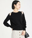 【SALE/20%OFF】BABYLONE スリットニットプルオーバー バビロン トップス ニット ホワイト ブラック【送料無料】(4)