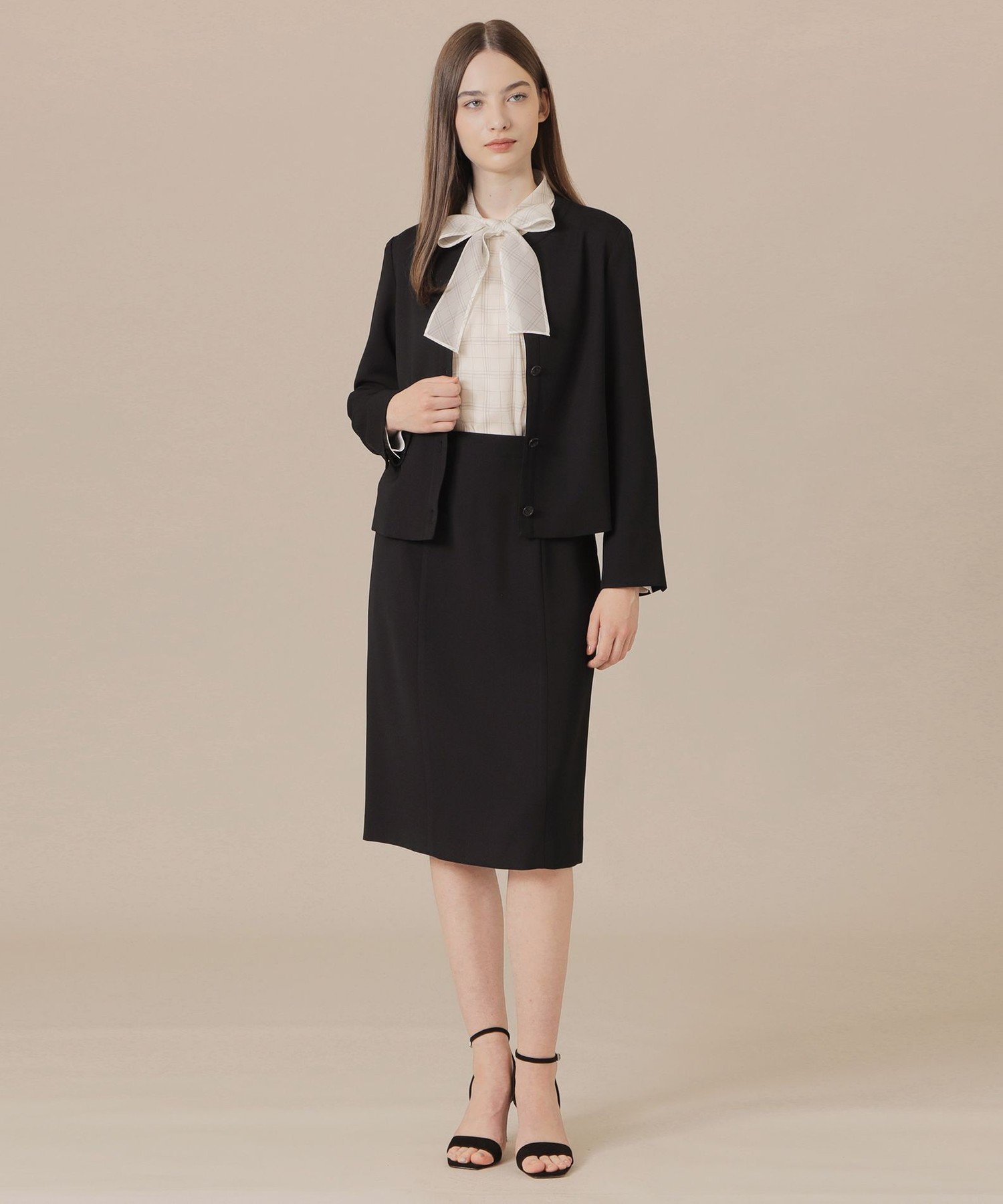 【SALE／68%OFF】MACKINTOSH LONDON 【WEB・一部店舗限定】ファインウールレーヨンスカート マッキントッシュ ロンドン スカート その他のスカート ブラック【送料無料】