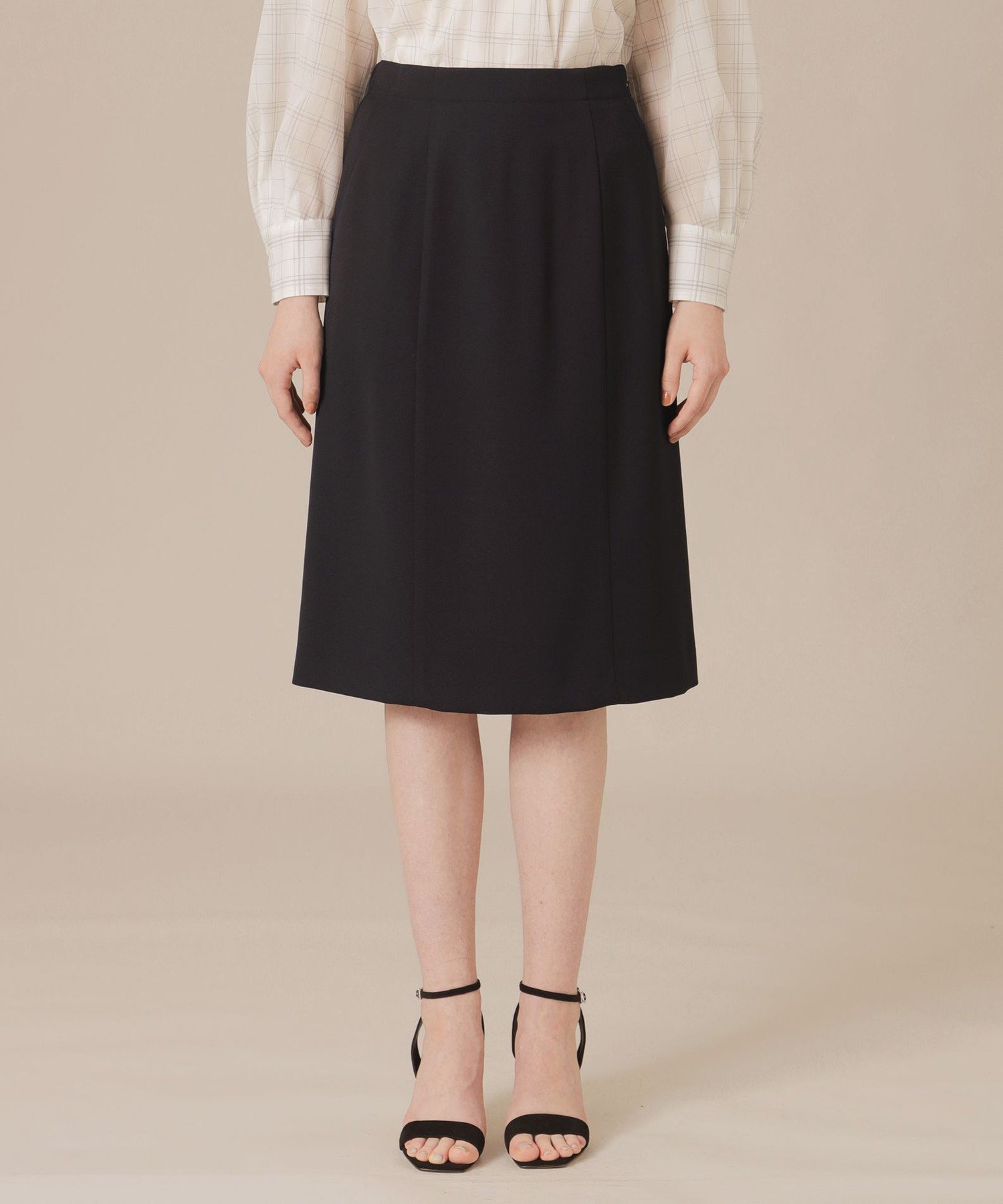 【SALE／68%OFF】MACKINTOSH LONDON 【WEB・一部店舗限定】ファインウールレーヨンスカート マッキントッシュ ロンドン スカート その他のスカート ブラック【送料無料】