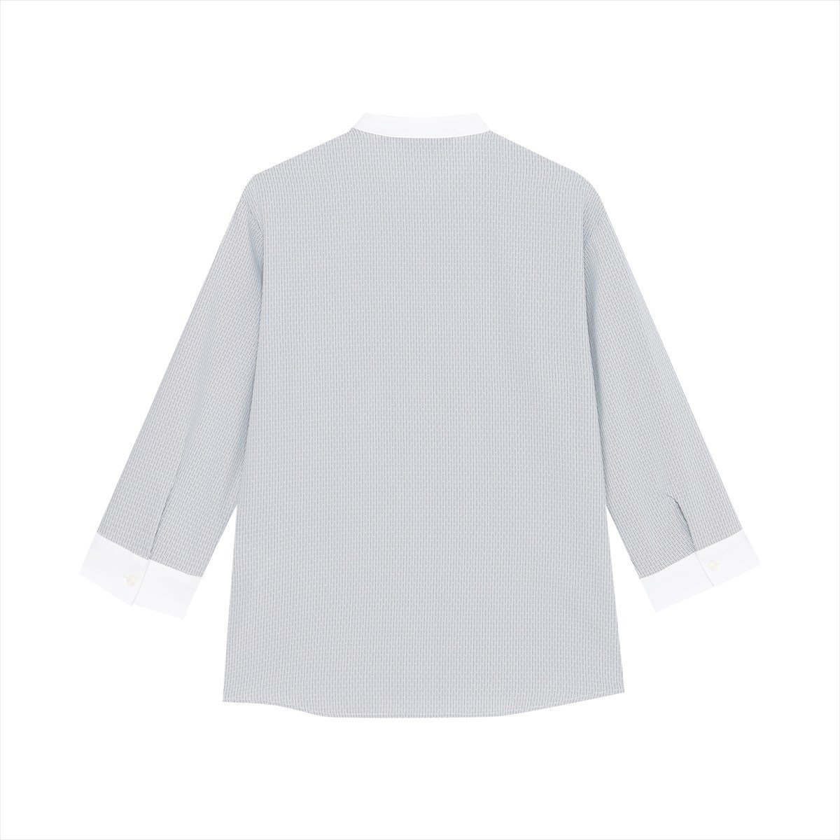 【吸水速乾】【COFREX】 スタンド クレリック ブラウス 七分袖 レディースデザインシャツ BL02K101DB20S20-33 トーキョーシャツ トップス シャツ・ブラウス グレー