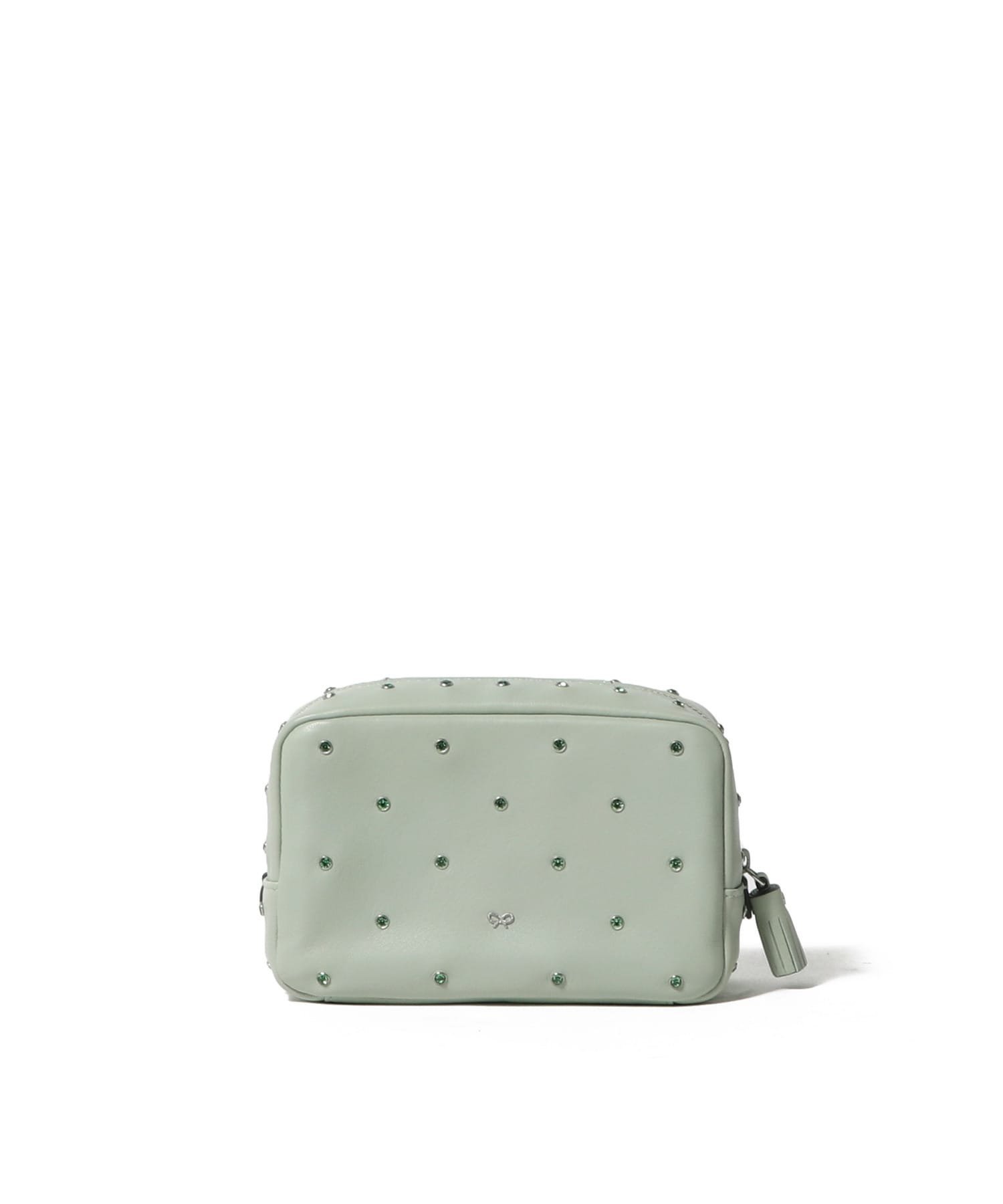 ANYA HINDMARCH ANYA HINDMARCH / クリスタルインポータント ポーチ エストネーション 財布・ポーチ・ケース ポーチ