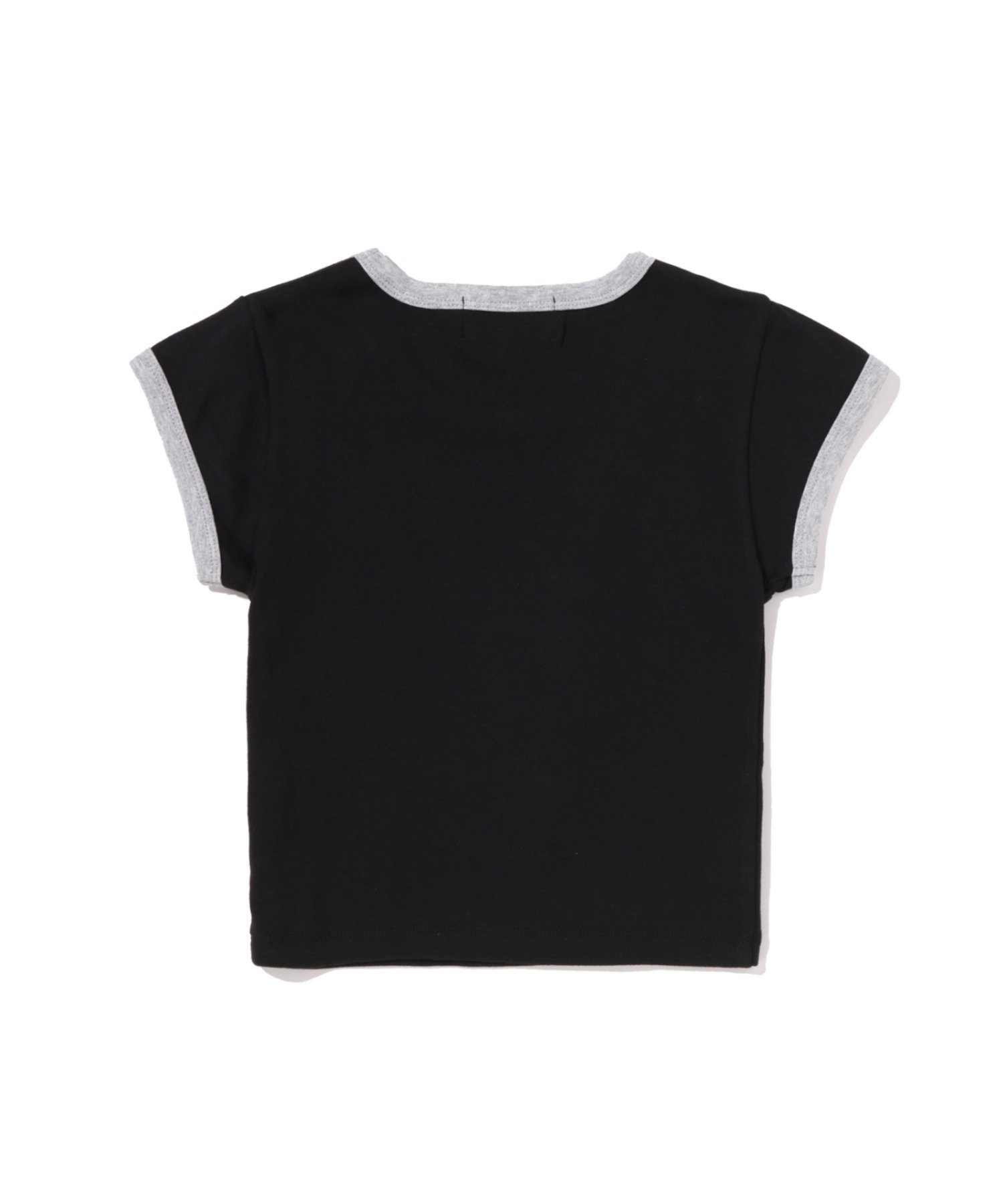 APE HEAD ONE POINT CROPPED TEE ア ベイシング エイプ トップス カットソー・Tシャツ ブラック ピンク