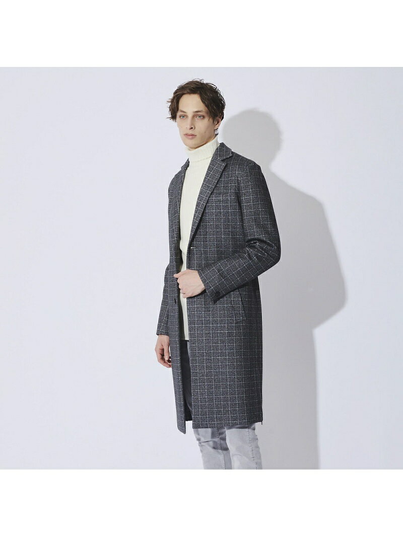 楽天Rakuten Fashion【SALE／29％OFF】5351POUR LES HOMMES エアロゲル チェスターコート ゴーサンゴーイチプールオム ジャケット・アウター チェスターコート グレー ブラック ネイビー【送料無料】