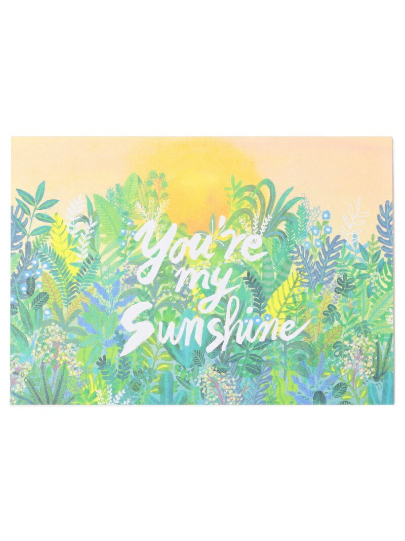 【SALE／80%OFF】GALERIE VIE BUYING GOODS NIKY ROEHREKE*GALERIE VIE you're my sunshine ポストカード トゥモローランド 文房具 その他の文房具