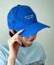 WEGO MEN'S Lフリーハンドロゴキャップ ウィゴー 帽子 キャップ ブラック ブルー