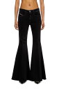 DIESEL ウィメンズ デニムパンツ FLARE 1970 D-BLEESS L.30 ディーゼル パンツ ジーンズ・デニムパンツ ブラック【送料無料】