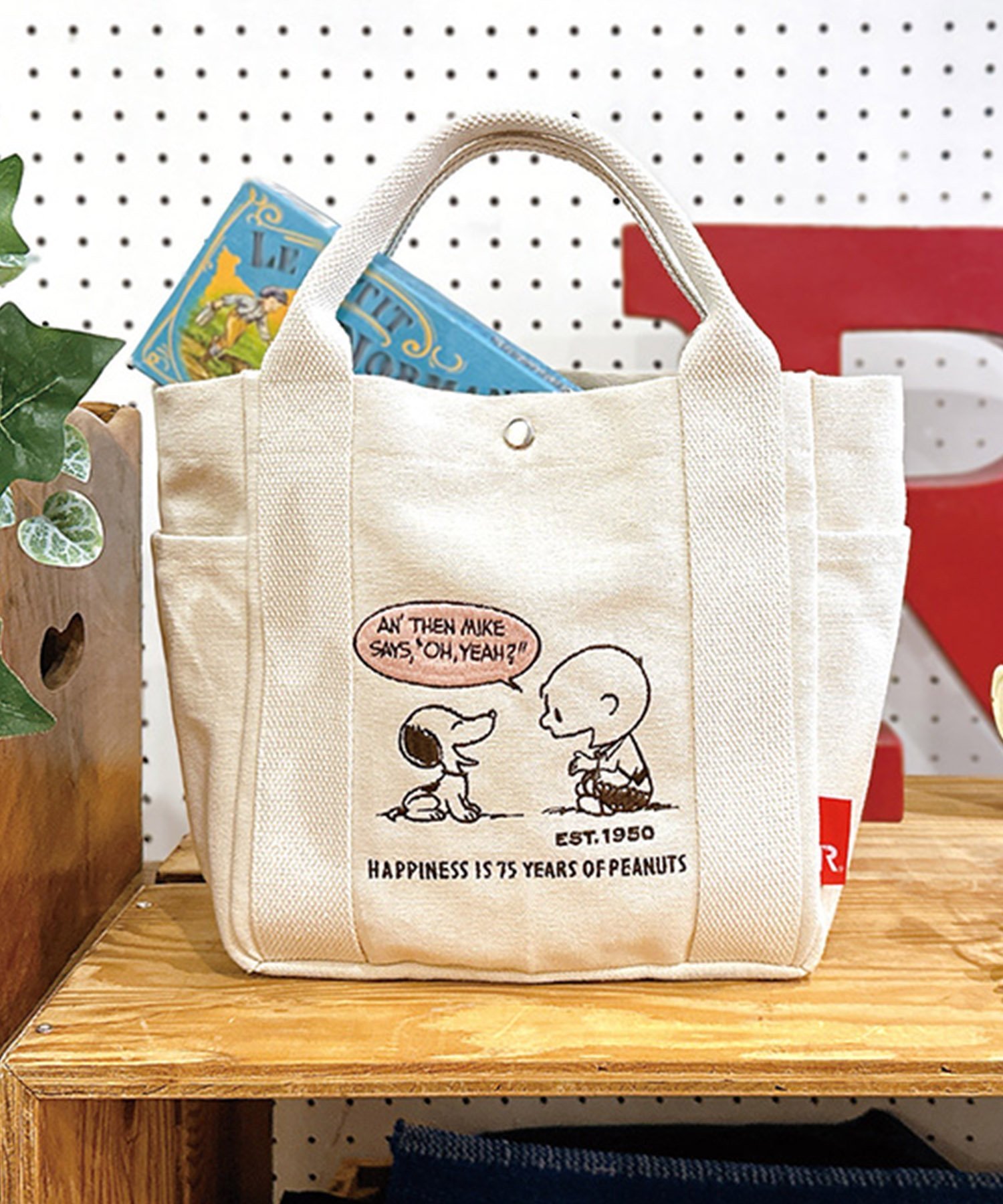 ROOTOTE ルートート ROOTOTE 8442 IP.テ ゙リ.Peanuts-0J ローラ バッグ トートバッグ カーキグリーン ..