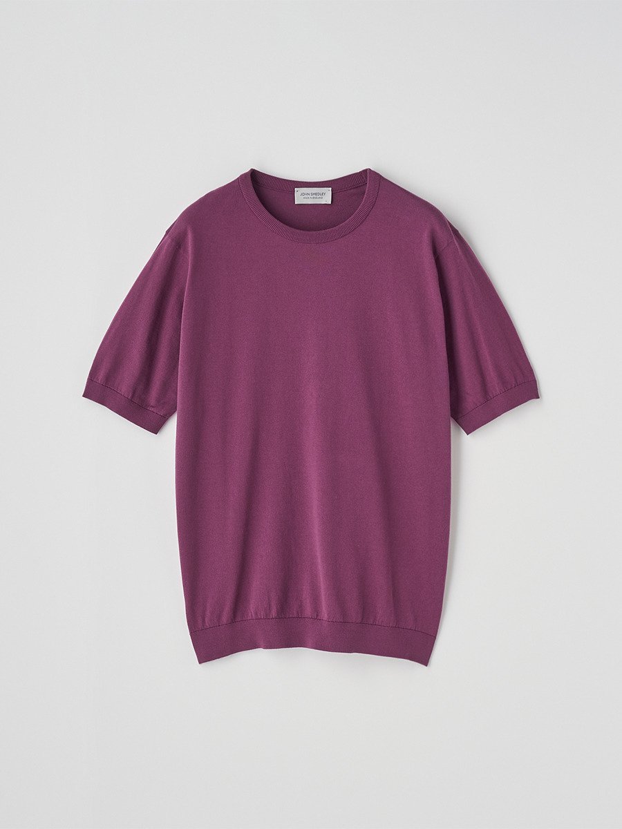 JOHN SMEDLEY 半袖コットンニットTシャツ ｜ KIELL ｜ 30G MODERN FIT ジョンスメドレー トップス ニット【送料無料】