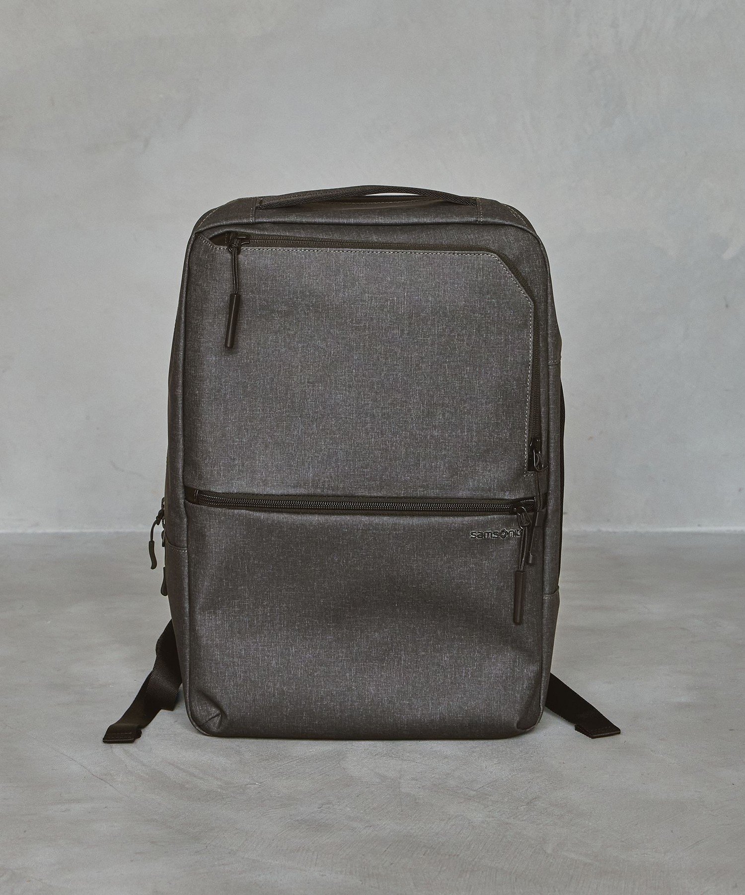 【SALE／10%OFF】UNITED ARROWS green label relaxing 【別注】＜Samsonite＞GLR サブリム 2WAY BAG M ブリーフケース バックパック -撥水- ユナイテッドアローズ グリーンレーベルリラクシング バッグ リュック・バックパック グレー【送料無料】