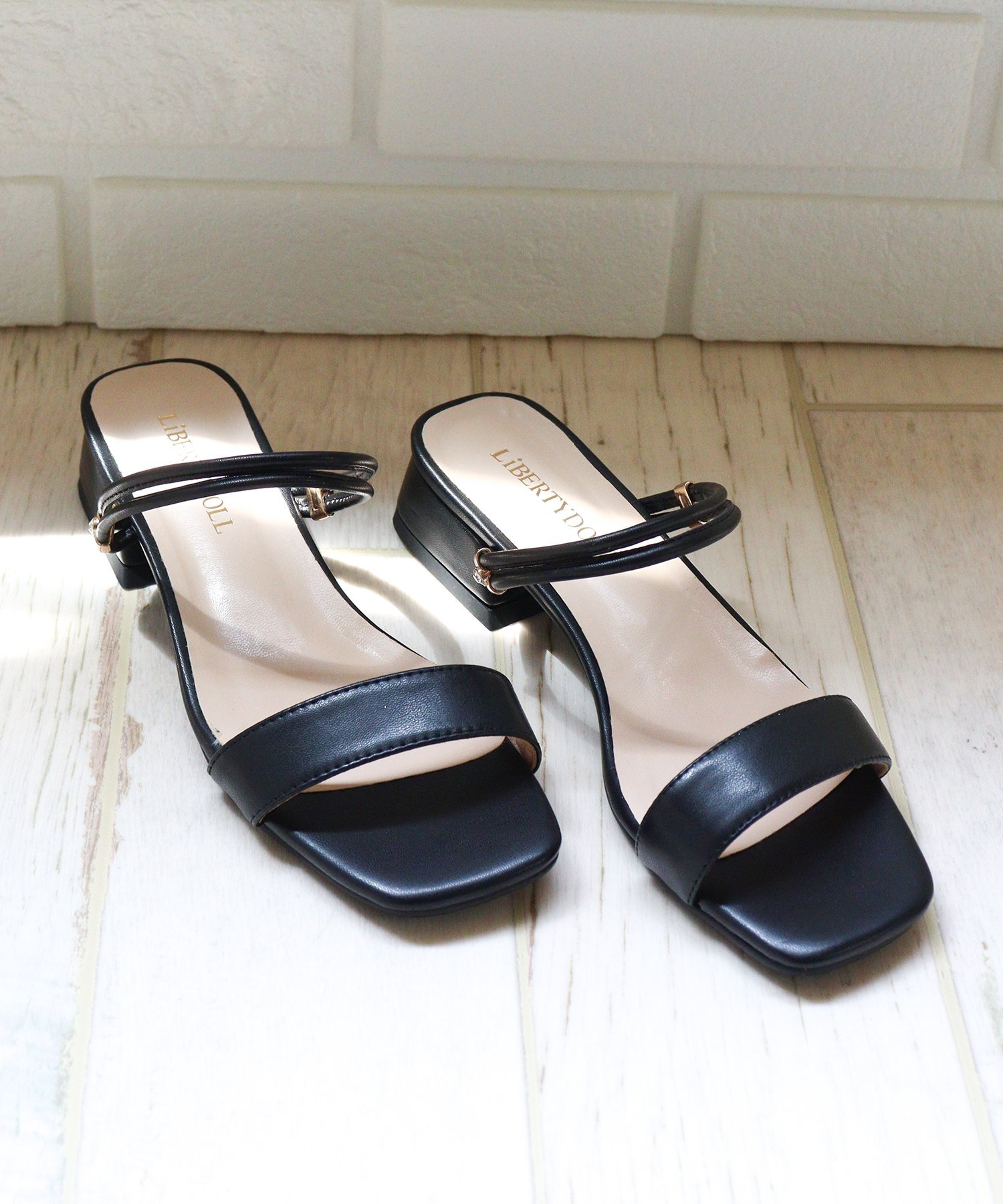 【SALE/20%OFF】LibertyDoll 3cmヒール ワンピース オフィス 2wayストラップ サンダル ☆4172 サンエーフットウェアー シューズ...