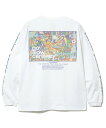 GO SLOW CARAVAN go slow caravan/(M)USA/C スクエアLOGOバックプリントロングスリーブTEE ゴースローキャラバン トップス カットソー Tシャツ ホワイト グリーン ブラック【送料無料】