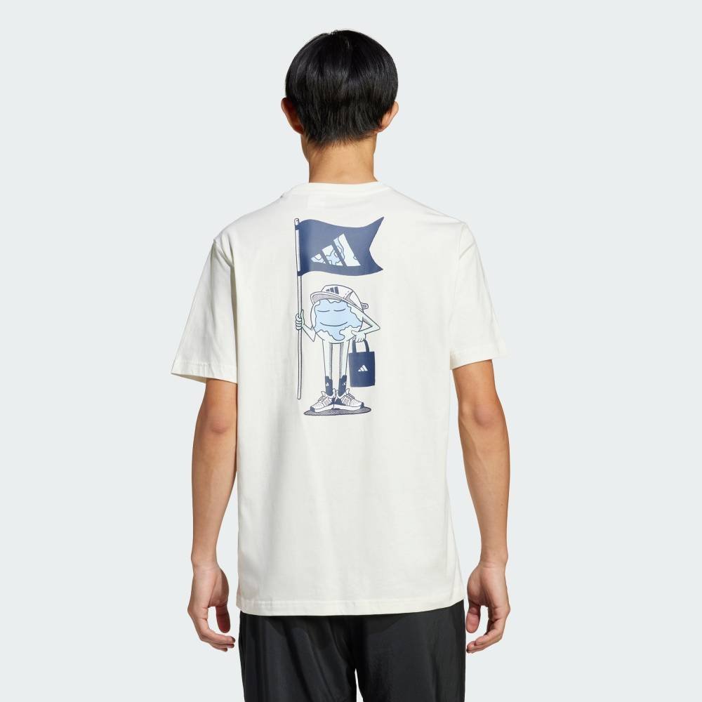 【SALE／30%OFF】adidas 【公式】アディダス adidas Earth Day グラフィック 半袖Tシャツ アディダス トップス カットソー・Tシャツ ホワイト
