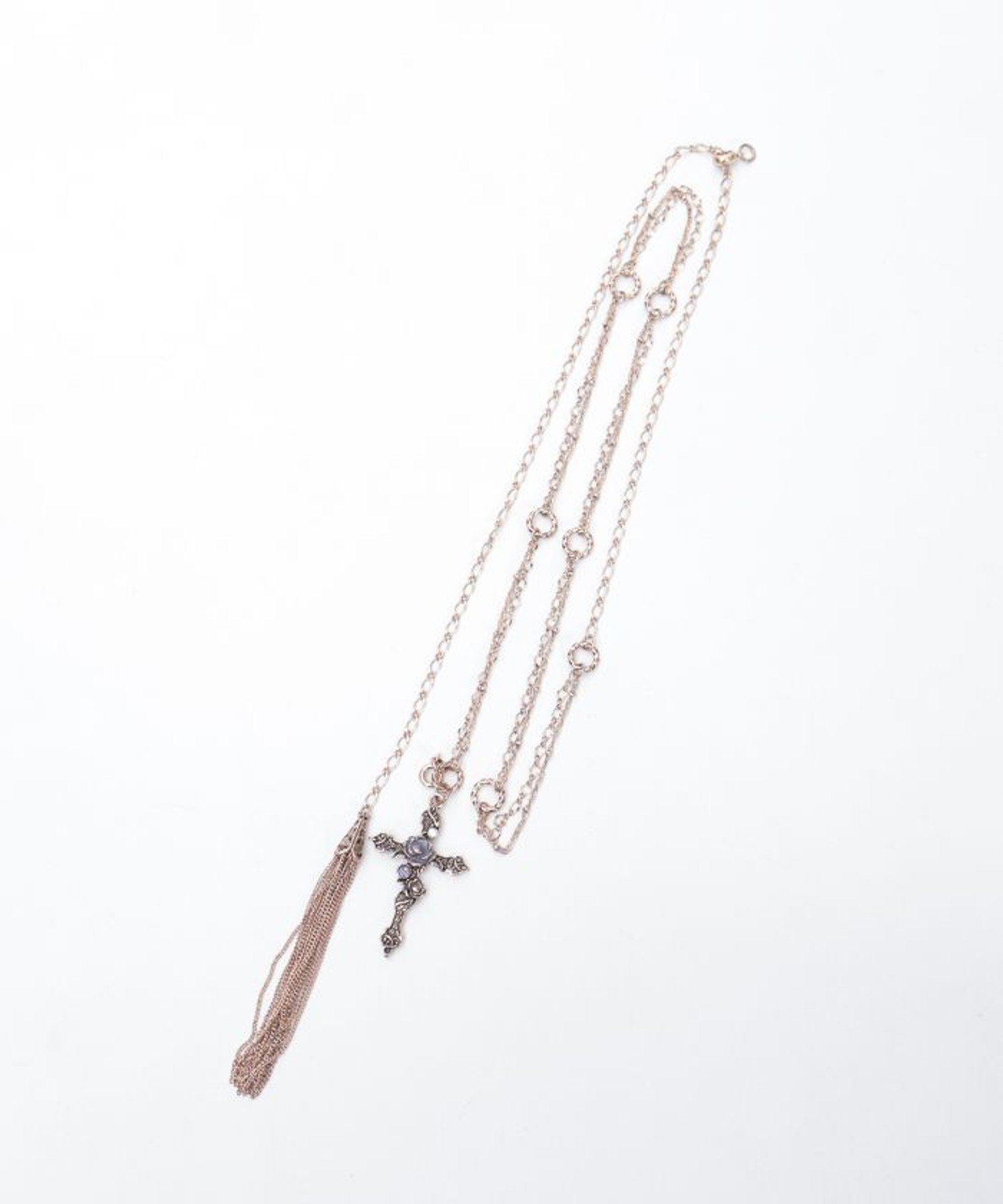 【SALE／50%OFF】axes femme 繊翳の薔薇十字マルチチェーン アクシーズファム インテリア・生活雑貨 その他のインテリア・生活雑貨 ゴールドの商品画像 3