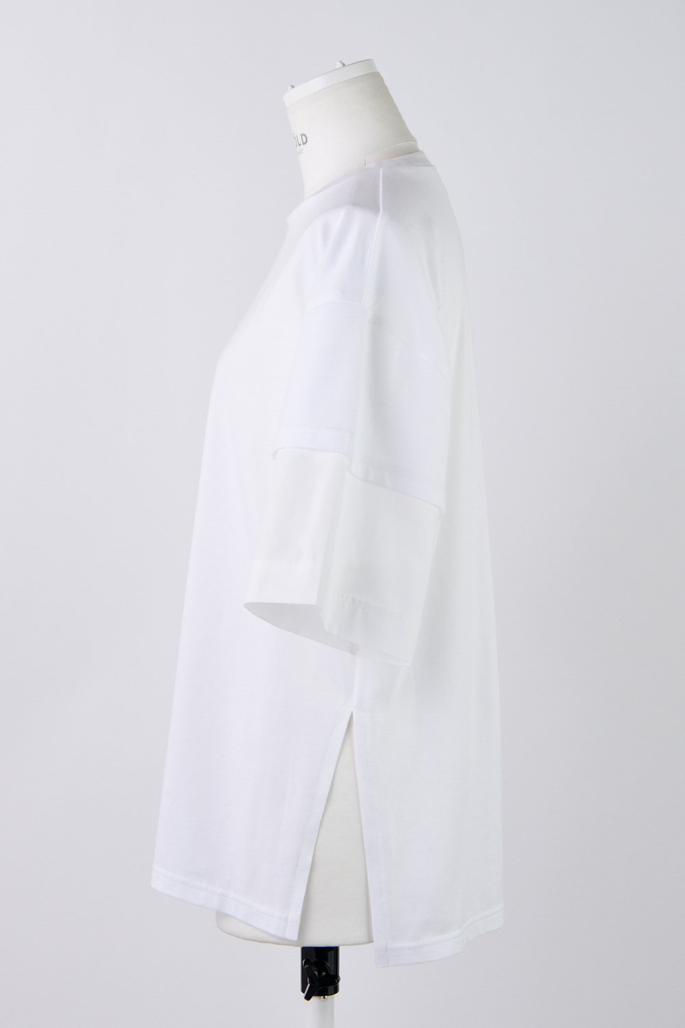 ENFOLD LAYERED T-SHIRT エンフォルド トップス カットソー・Tシャツ ホワイト