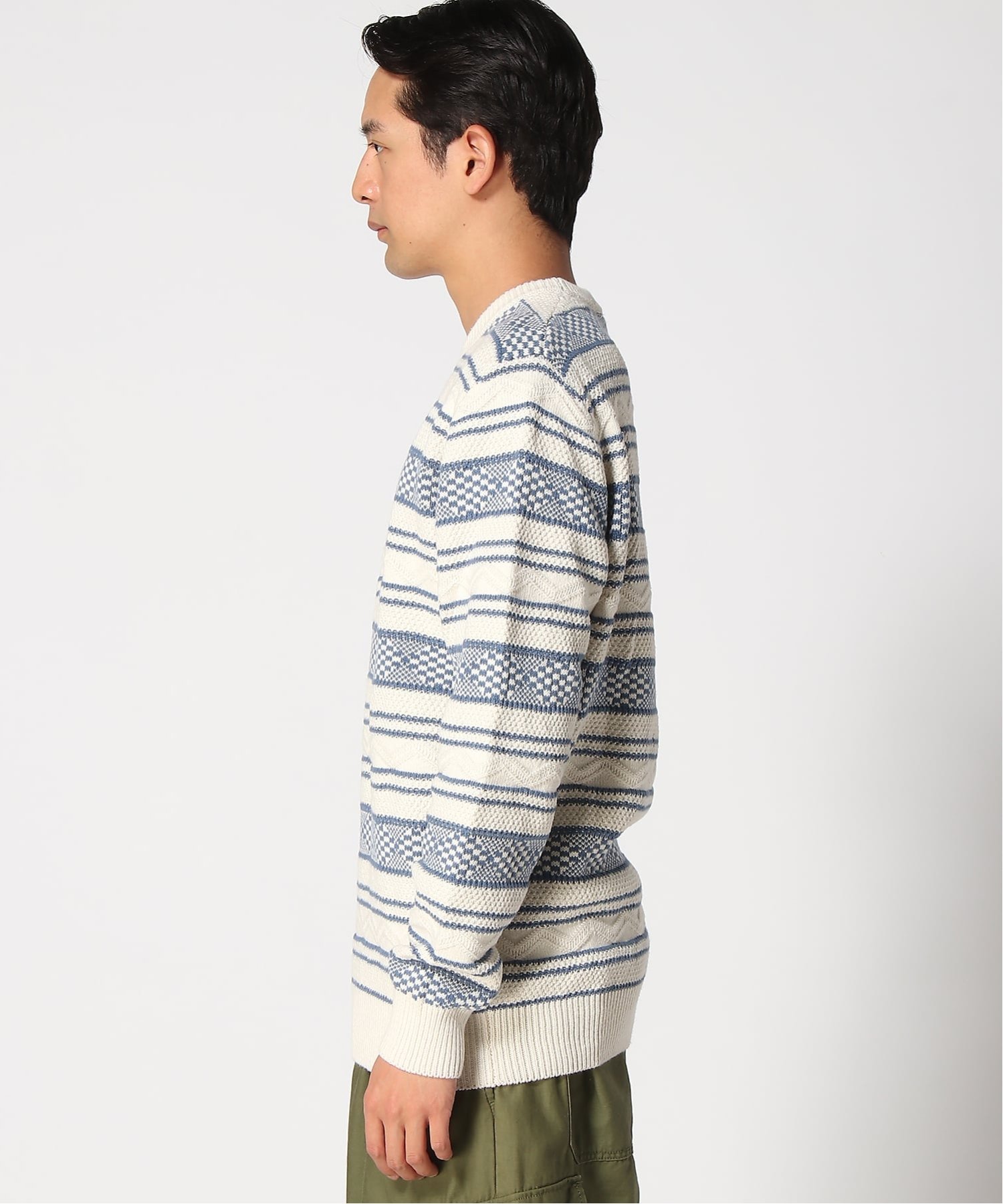 GUESS/(M)MATTHIAS Stitch Sweater セーター ゲス トップス ニット ホワイト