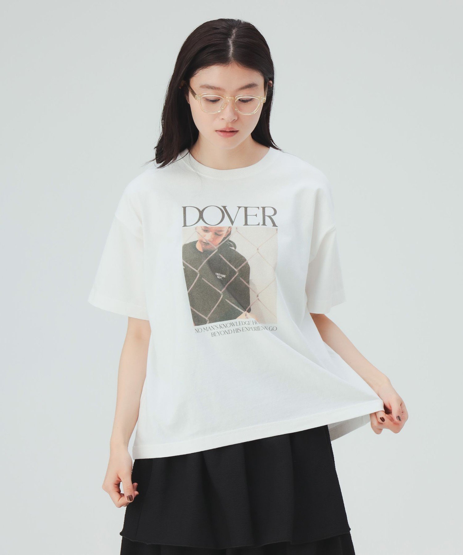 WOMEN クールガール フォト Tシャツ 26SS 夏新作 ウォッシャブル フェス 旅行 洗える イージーケア ビームス ハート トップス カットソー・Tシャツ ホワイト
