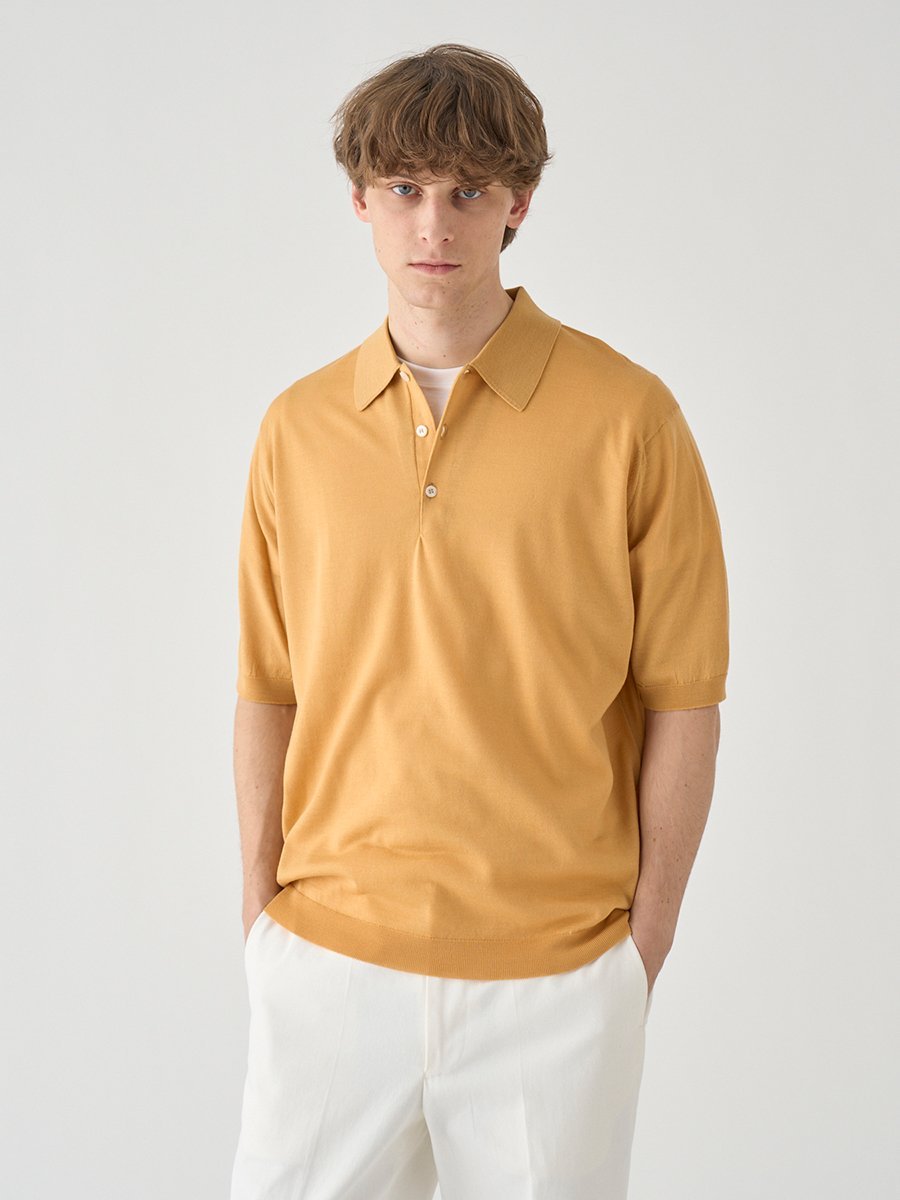 JOHN SMEDLEY ウール クラシックニットポロシャツ ｜ AOYAMA ｜ 30G EASY FIT ジョンスメドレー トップス ニット【送料無料】