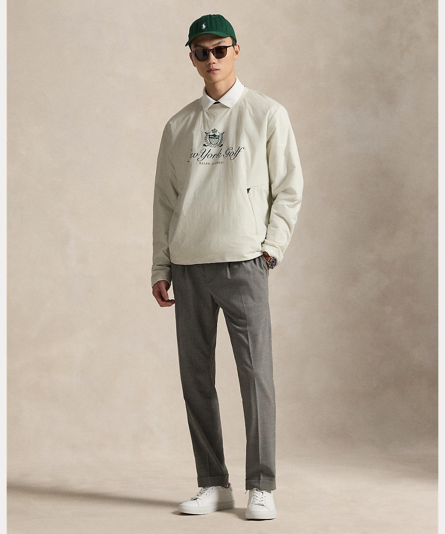 /RLX Golf (RLX)ストレッチ ハイブリッド グラフィック プルオーバー ラルフローレン トップス カットソー・Tシャツ ホワイト