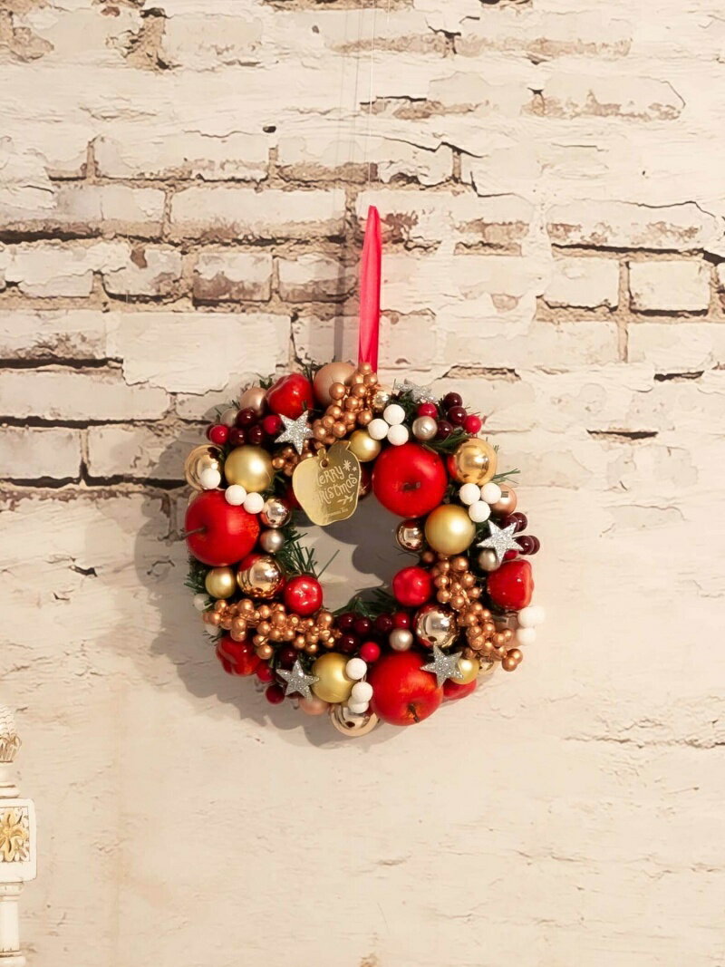 Afternoon Tea クリスマスリースM アフタヌーンティー・リビング 生活雑貨 生活雑貨その他 レッドのサムネイル