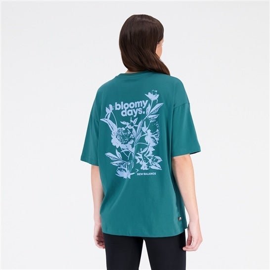 【SALE／50%OFF】New Balance NB Essentials Bloomy オーバーサイズショートスリーブTシャツ ニューバランス トップス カットソー・Tシャツ