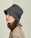 【SALE/55%OFF】ROPE' PICNIC PASSAGE CYCLEWOOLモヘヤ混ヘリンボーンベルトハット ロペピクニック 帽子 ハット ベージュ ...
