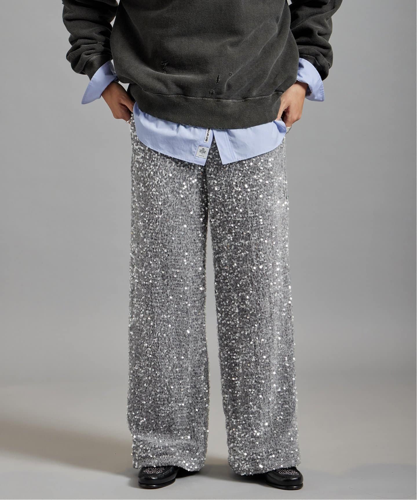 【SALE／30%OFF】FRAMeWORK 【OUT OF FRAMe】Spangleパンツ フレームワーク パンツ その他のパンツ【送料無料】のサムネイル