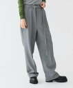 BEAMS BOY maturely / リサイクル ポリエステル ベルト アレンジ パンツ ビームス ウイメン パンツ その他のパンツ ブラウン【送料無料】