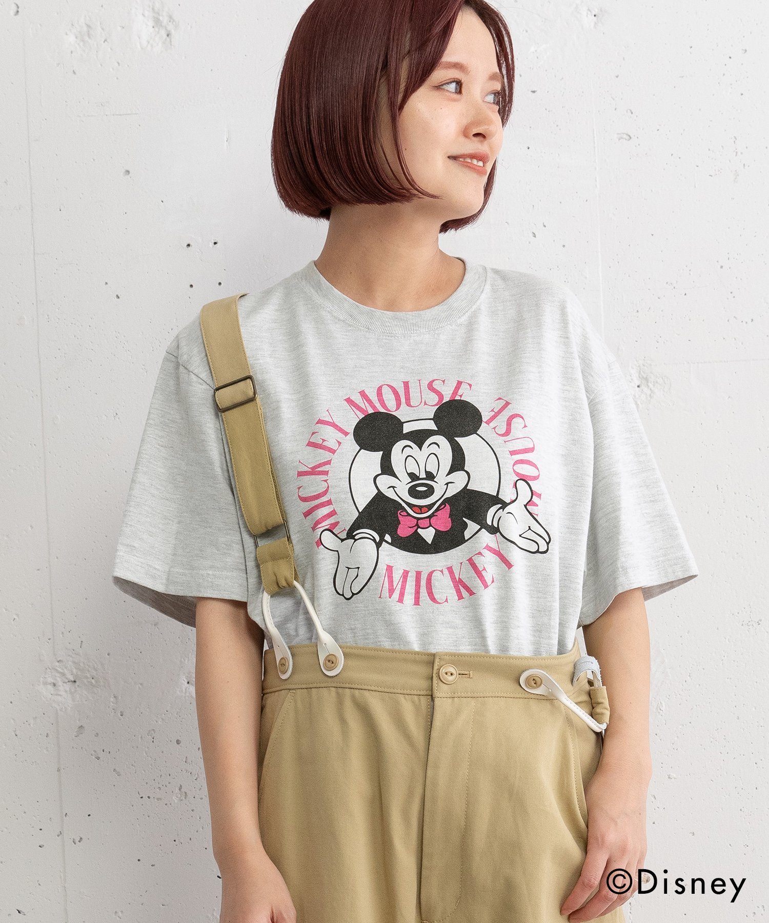 POU DOU DOU GOOD ROCK SPEED / Disney / サークルロゴプリントTee プードゥードゥー トップス カットソー・Tシャツ