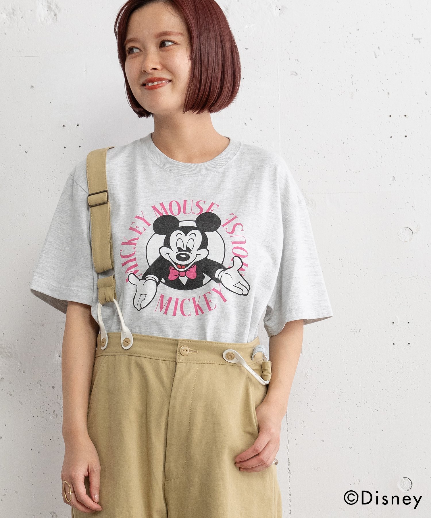 POU DOU DOU GOOD ROCK SPEED / Disney / サークルロゴプリントTee プードゥードゥー トップス カットソー・Tシャツ