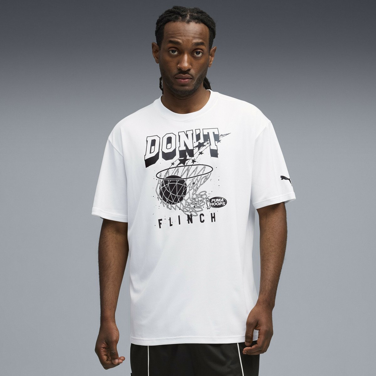 PUMA メンズ バスケットボール フープバース 半袖 Tシャツ 2 プーマ トップス カットソー・Tシャツ ホワイト【送料無料】のサムネイル