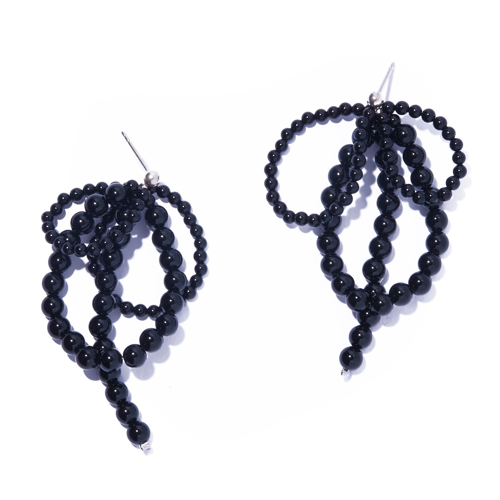 IRIS47 IRIS 47/fabiana onyx pierce/ファビアナ オニキス ピアス フォブ アクセサリー・腕時計 ピアス ブラック【送料無料】