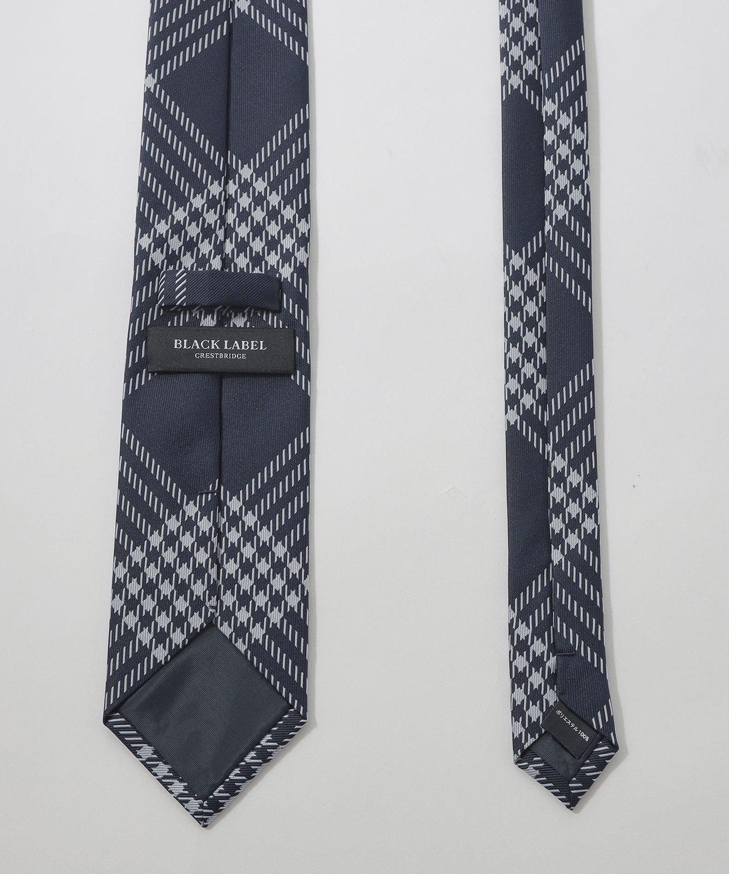 BLACK LABEL CRESTBRIDGE 【一部店舗限定】ウォッシャブルチェックタイ ブルーレーベル / ブラックレーベル・クレストブリッジ スーツ・フォーマル ネクタイ・蝶ネクタイ ネイビー【送料無料】