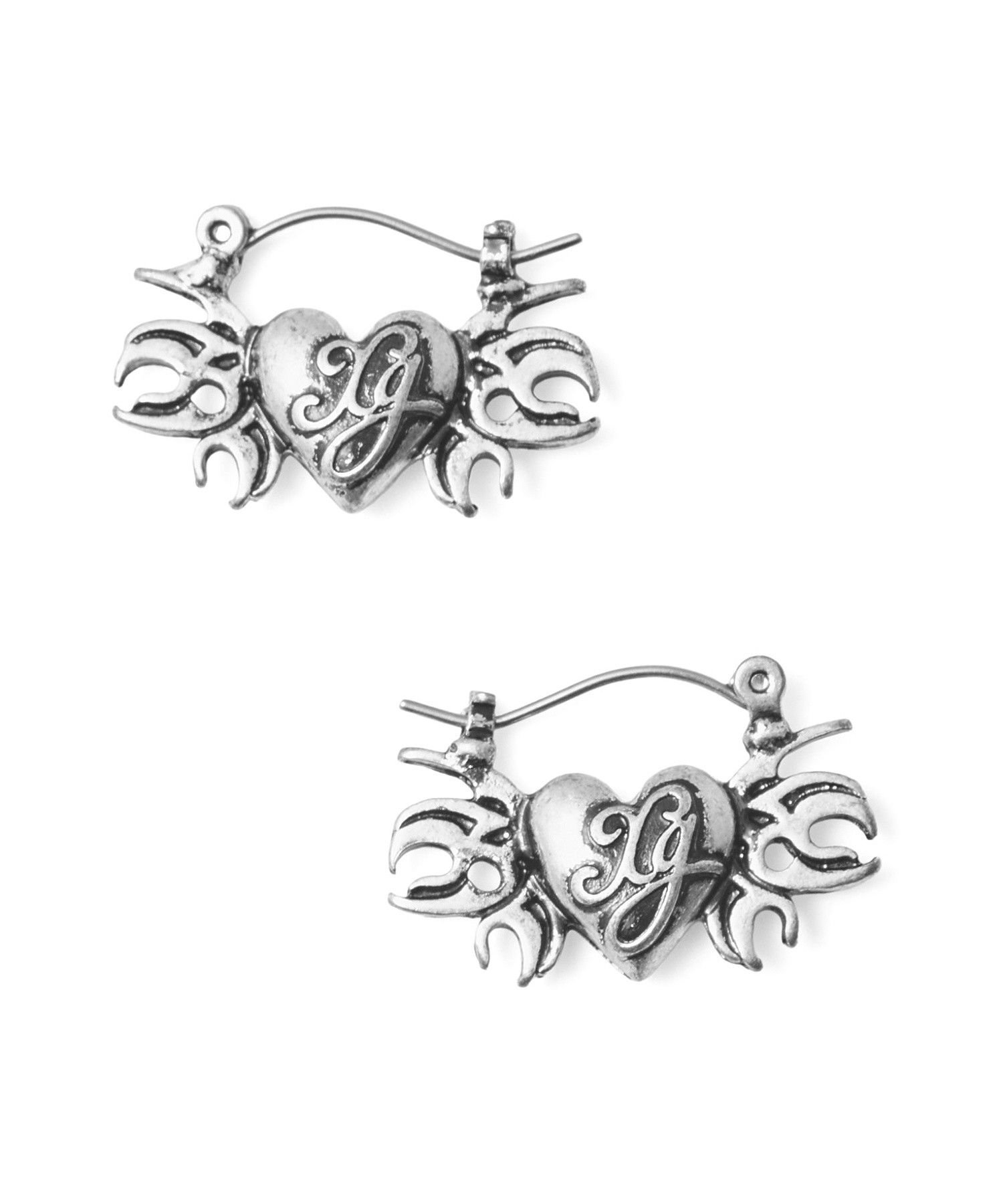 X-girl TRIBAL HEART CHARM EARRINGS エックスガール アクセサリー・腕時計 その他のアクセサリー・腕時計 シルバー