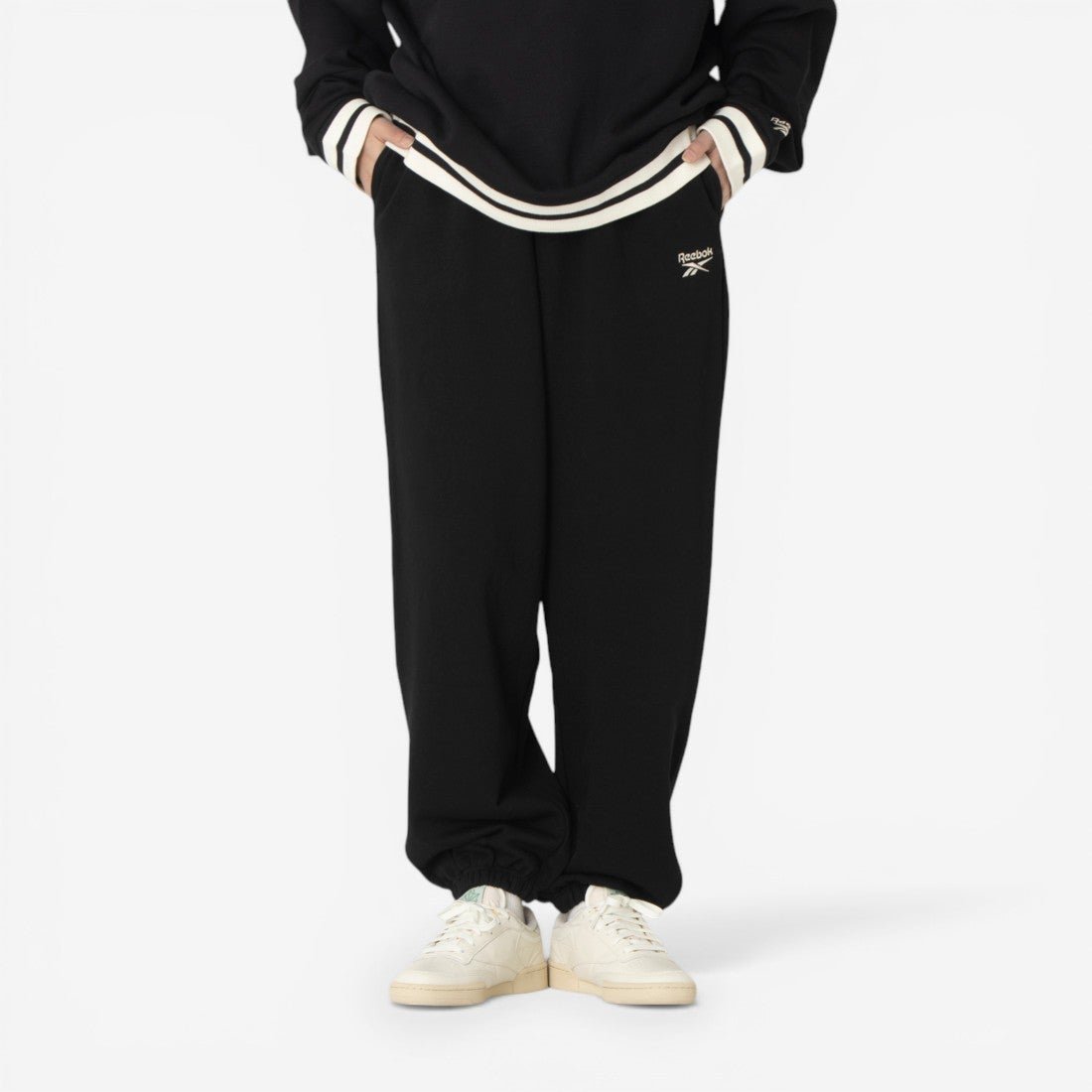 Reebok ローンクラブ ジョガーパンツ / LAWN CLUB JOGGER PANTS リーボック パンツ その他のパンツ ブラック グレー【送料無料】