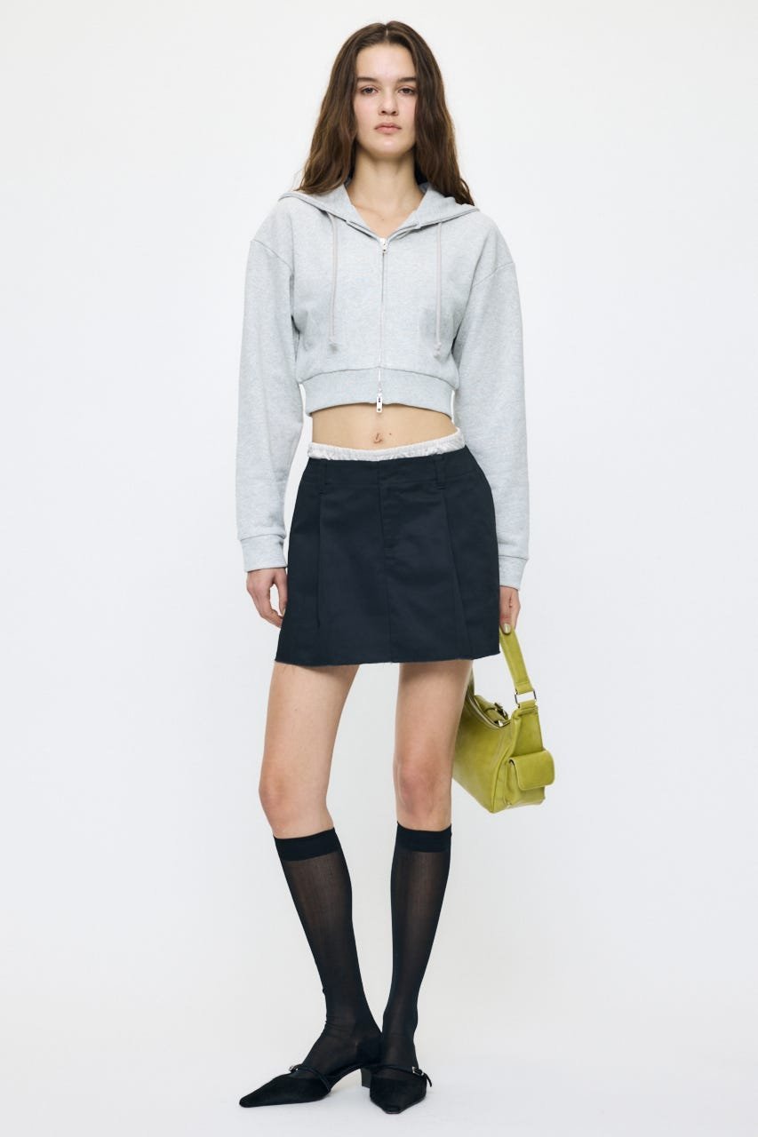 MOUSSY LAYER MINI スカート マウジー スカート ミニスカート ブラック ベージュ【送料無料】