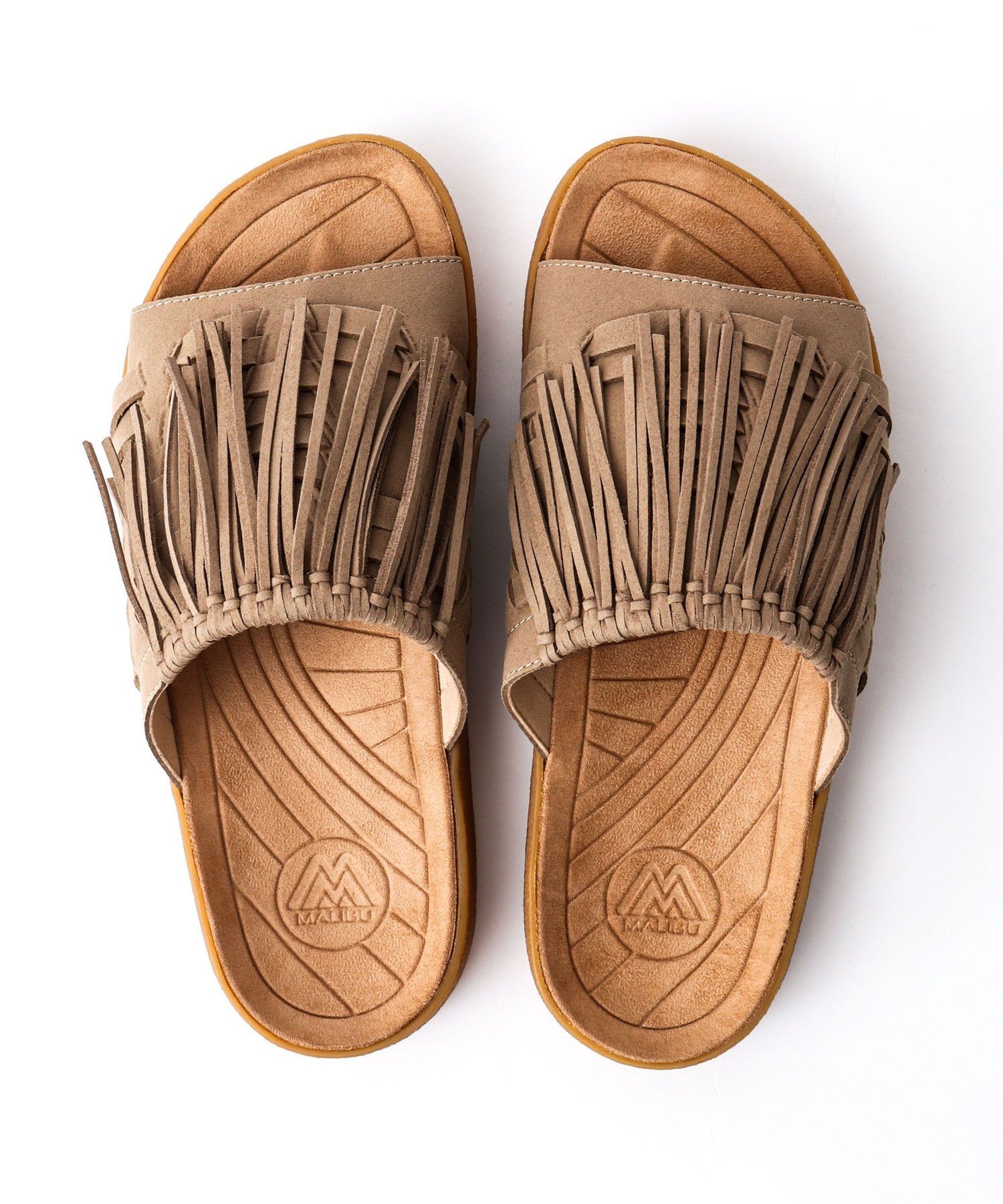 NOLLEY'S goodman 【MALIBU SANDALS/マリブサンダルズ】THUNDERBIRD THATCH SLIDE ノーリーズ シューズ・靴 サンダル ベージュ ブラック【送料無料】
