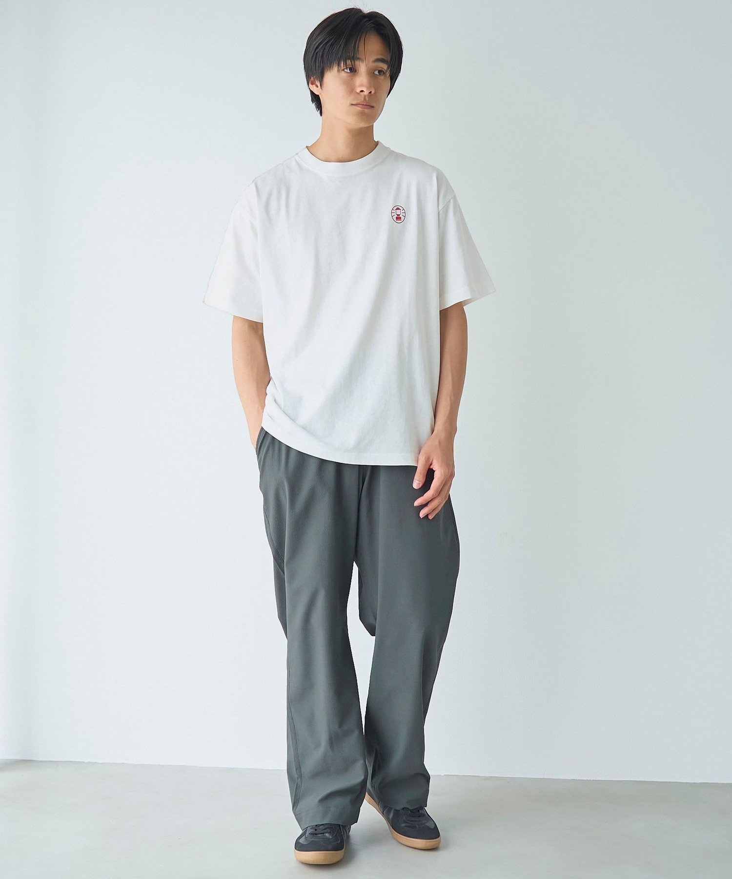 【ストレッチ・吸水速乾・通気性】SOTA(R)イージーワイドパンツ コーエン パンツ その他のパンツ グレー ブラック