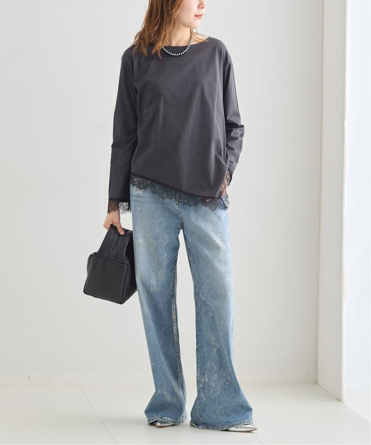 JOURNAL STANDARD L'ESSAGE THE NEWHOUSE/ザ ニューハウス FOILED MILTON JEAN デニムパンツ ジャーナルスタンダード レサージュ パンツ ジーンズ・デニムパンツ ブルー