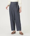 【SALE/70%OFF】CAST: 【大人気定番】デニムライクベルトワイドパンツ キャスト コロン パンツ その他のパンツ ネイビー【送料無料】