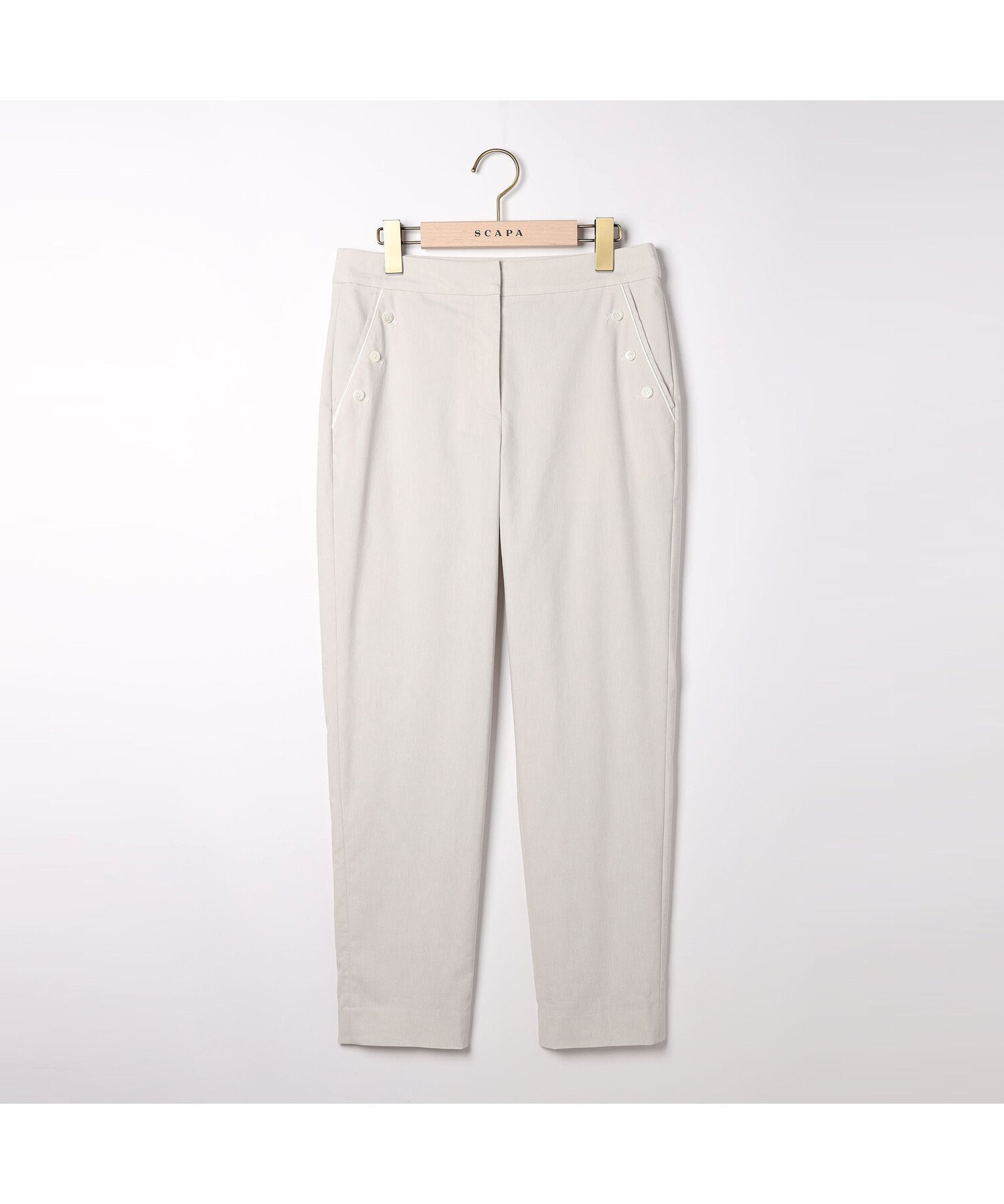 SCAPA ストレッチコットンパンツ スキャパ パンツ その他のパンツ ネイビー グレー