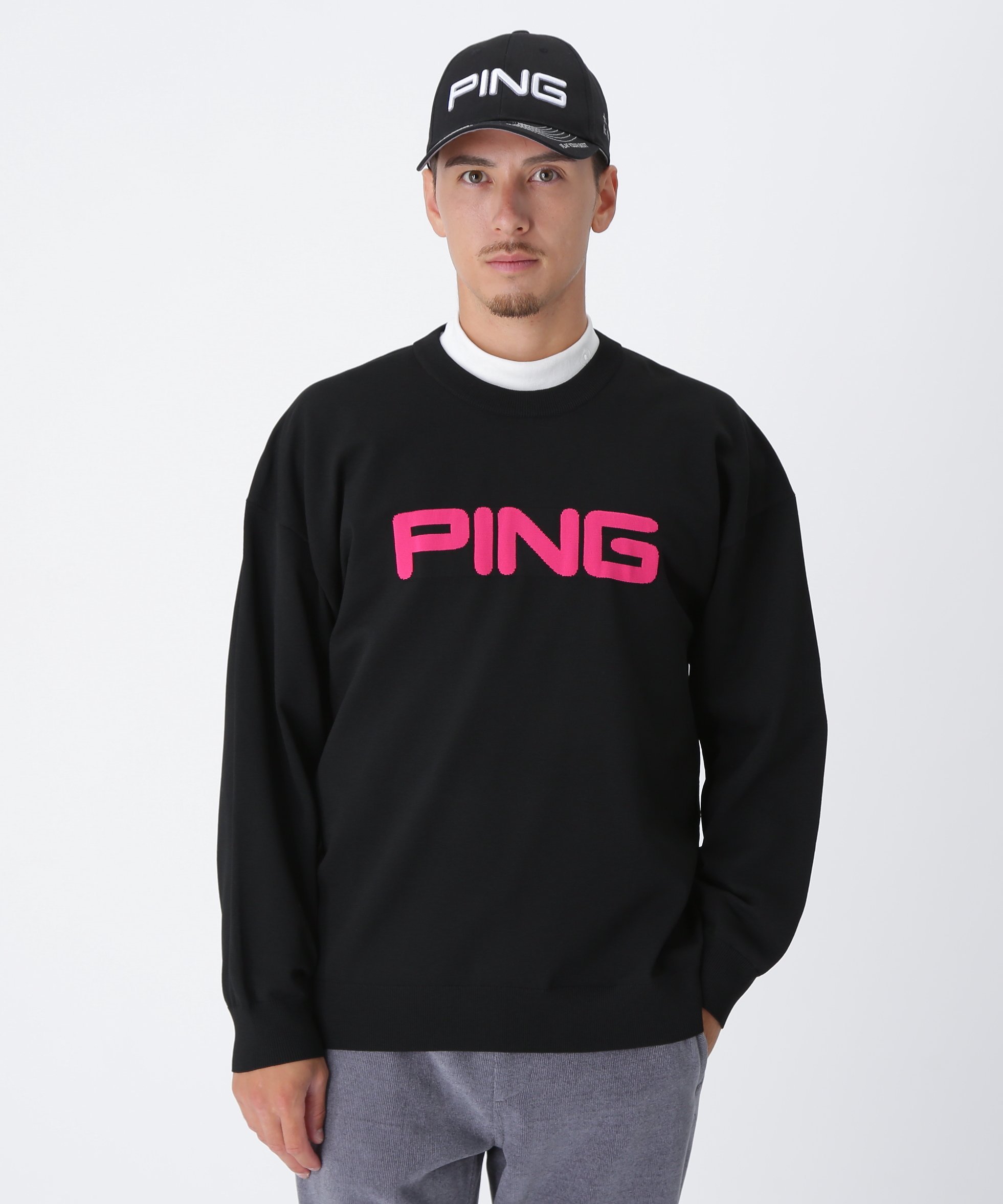 PING APPAREL 10カラークルーネックニットプルオーバー ＜NATIVE＞ (MENS) ピン アパレル トップス ニ..