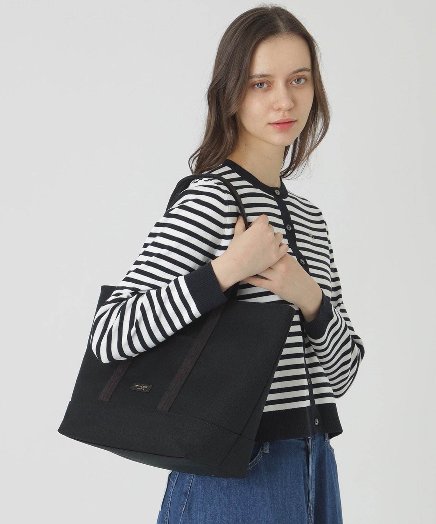 BLUE LABEL CRESTBRIDGE カジュアルトート ブルーレーベル / ブラックレーベル・クレストブリッジ バッグ その他のバッグ ブラック ネイビー【送料無料】