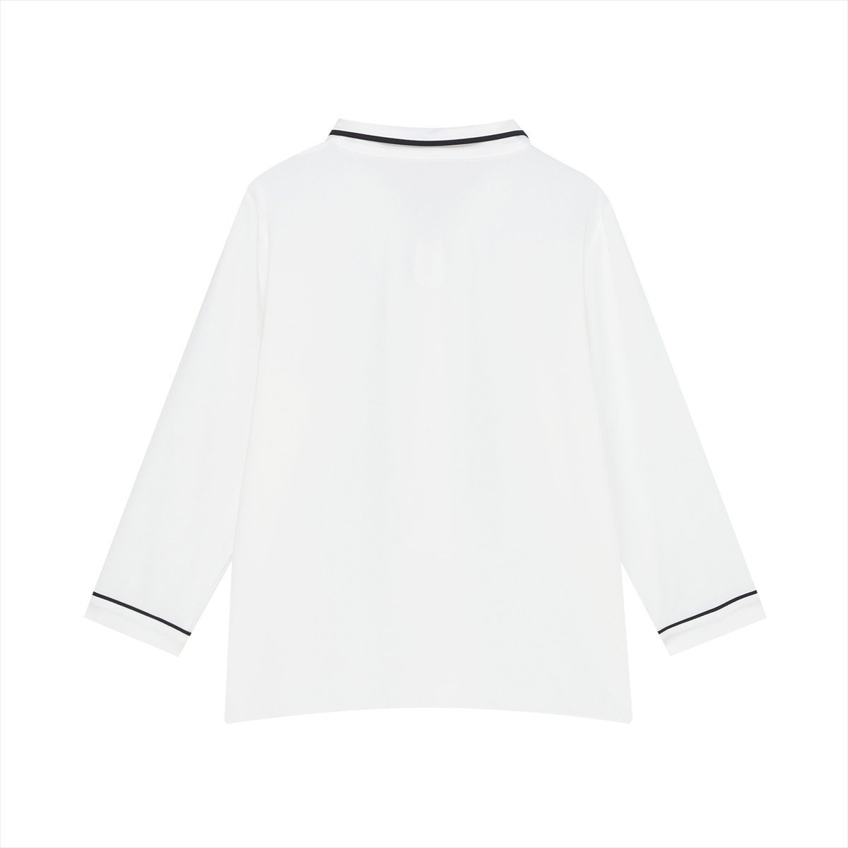 ストレッチジョーゼット 2WAY配色ボウタイ ブラウス 七分袖 レディース BL02K100YL20X00-90 トーキョーシャツ トップス シャツ・ブラウス ホワイト