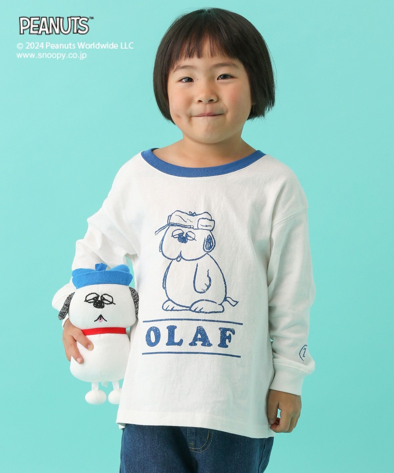 【SALE／45%OFF】LEPSIM 【PEANUTS】配色ロンT(KIDS) レプシィム トップス カットソー・Tシャツ