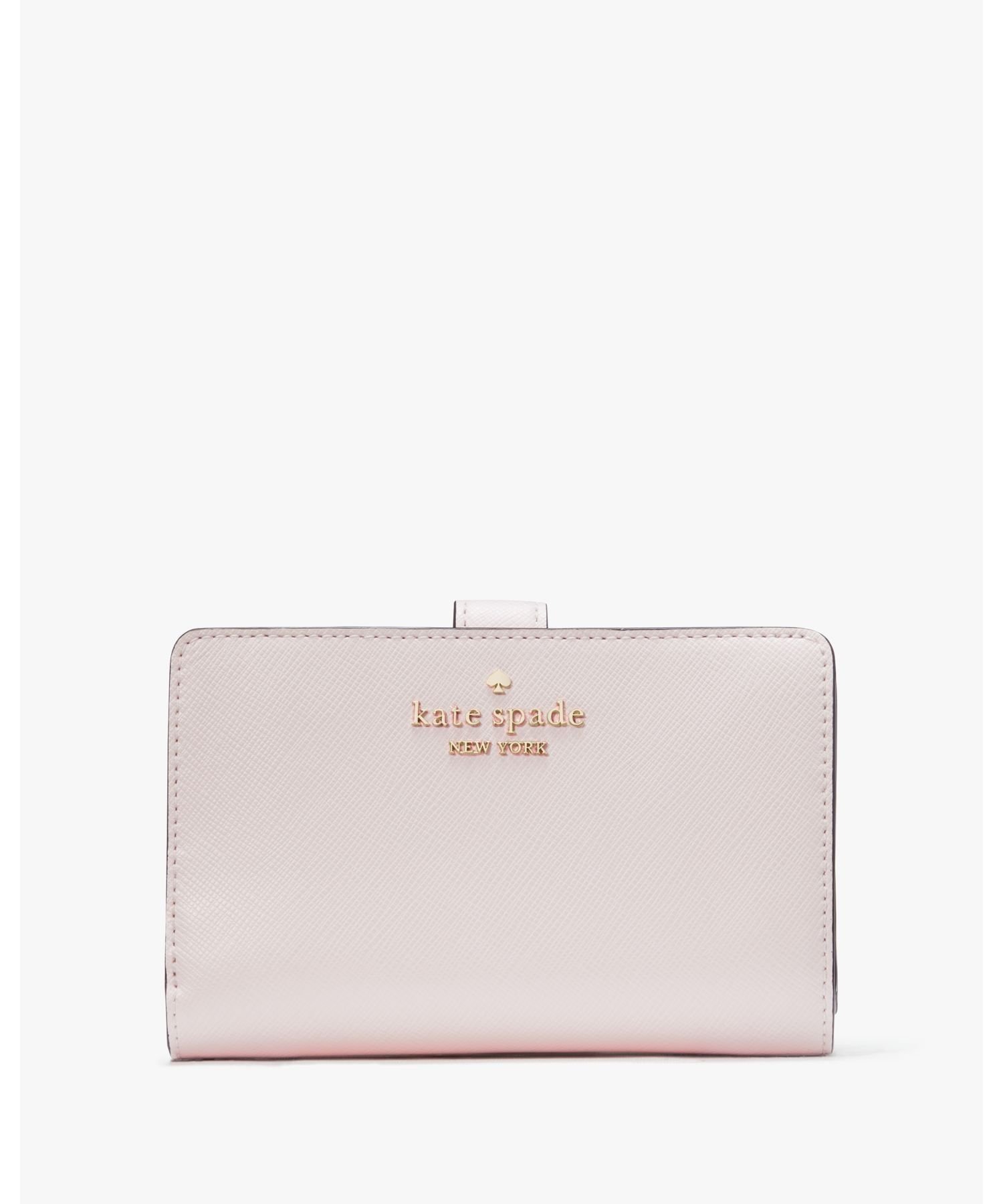 ケイトスペード ポーチ（レディース） 【SALE／50%OFF】kate spade new york マディソン インテリア ストロベリー ガーデン プリント ミディアム コンパクト バイフォールド ウォレット ボックス セット ケイトスペードニューヨーク 財布・ポーチ・ケース 財布 ピンク【送料無料】