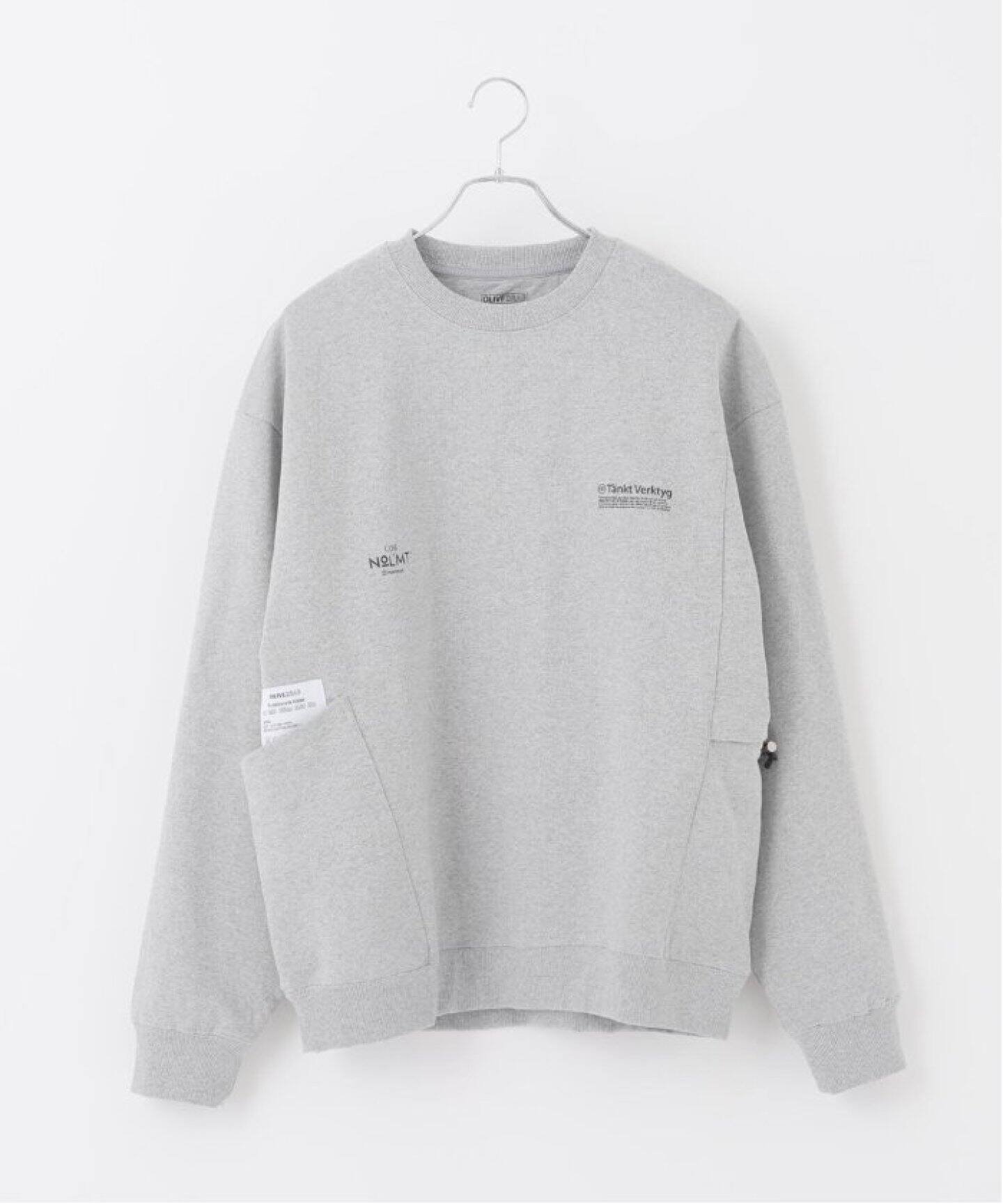 B.C STOCK 【OLIVEDRAB/オリーブドラブ】キャリーポケットスウェット ベーセーストック トップス スウェット・トレーナー グレー ブラック ホワイト【送料無料】