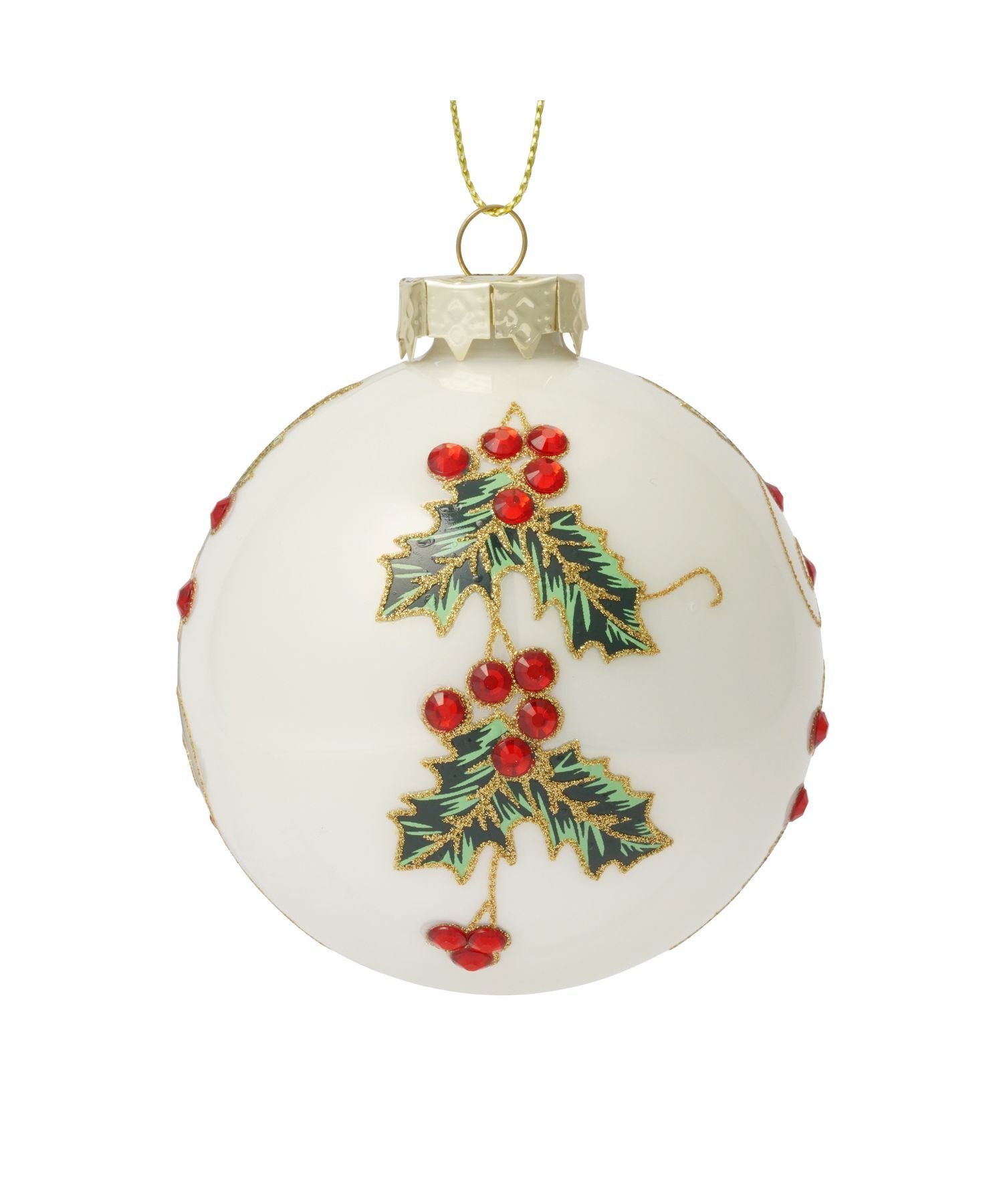 Francfranc ガラスオーナメント ヒイラギ フランフラン インテリア・生活雑貨 オブジェ・置物・アートのサムネイル